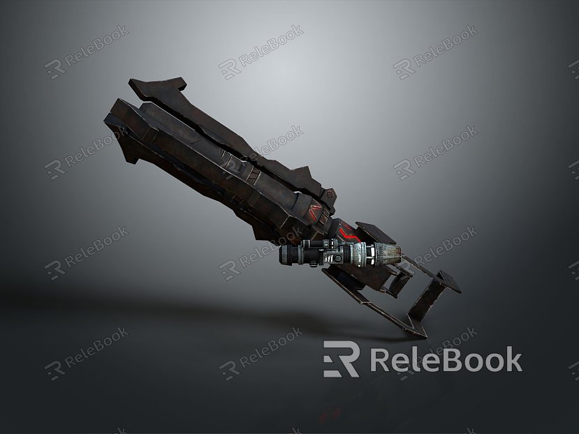 Science Fiction Firearms Next Generation Firearms Science Fiction Game Gun Game Firearms Game Gun Concept Gun Laser Gun model