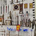 Medieval Weapon Collection Featuring Swords Bows Arrows Axes Shields and Armor 3d model