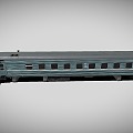 Modern Train Station 3d model