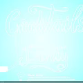 Modern Neon Light Fixture with Cocktails Party Lettering for Decorative Use