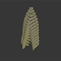 Light Gray Pinecone Shaped Household Item With Layered Leaf Decorative Structure