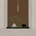New Chinese-style Duan Jing Bonsai 3d model