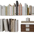 Stylish Books Magazines Arrangement With Colorful Spines And Decorative Storage Boxes