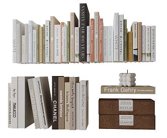 Books Book Ornaments 3d model