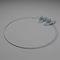 Sturdy Galvanized Metal Brackets For Heavy Duty Cable Fixing With Wire Support