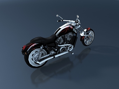 Modern motorcycle vehicle 3d model