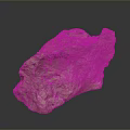 Natural Wooden Stone with Rough Surface and Natural Brown Texture on Dark Background
