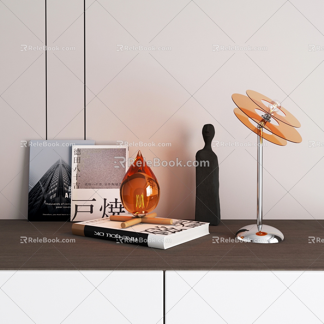 Modern ornaments combination lamp combination 3d model