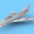 J-6 Fighter Fighter Jet Fighter 3d model