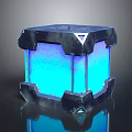 Capsule Box Science Fiction Box Science Fiction Box Science Fiction Box High-tech Box Plastic Box Container 3d model