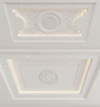 European-style ceiling 3d model