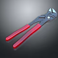 Pipe pliers vise bench vise wrench tool hardware tool processing tool furniture 3d model