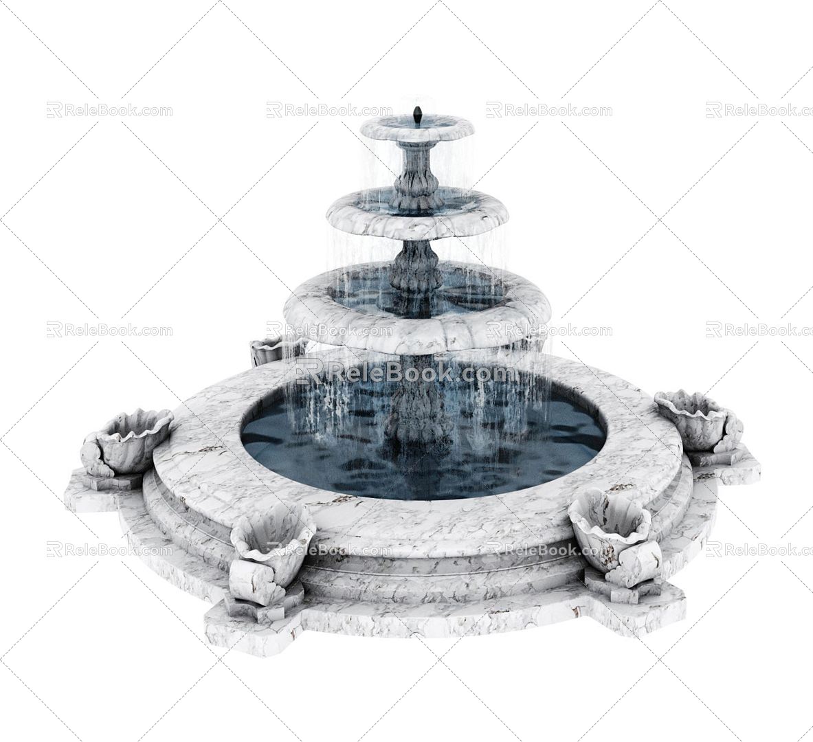 Jane's Fountain 3d model