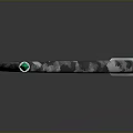 Modern Camouflage Bow Design With White String Brown Grip And Green Tips