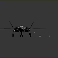 Advanced Camouflage Fighter Jet With Attached Missiles And Red Star Markings