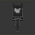 Metallic Submachine Gun With Modern Mechanical Design And Ergonomic Grip Finish