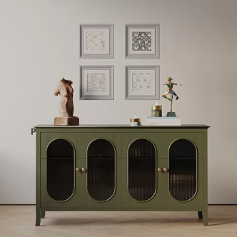 Modern Entrance Cabinet 3d model