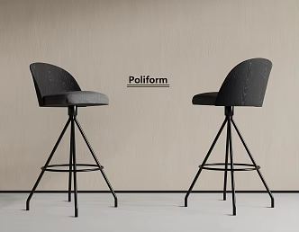 Modern Bar Chair Bar Stool 3d model