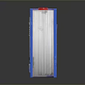 Blue Book Shaped Household Storage Box With Transparent Panel Dial And Handle