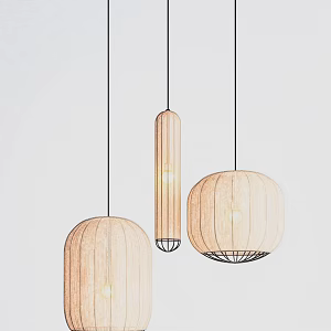 New Chinese Chandelier Restaurant Chandelier 3d model
