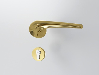 Light Luxury Door Handle 3d model