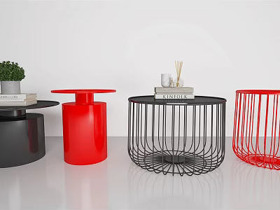Nordic Side Table Creative Simple Side Table Corner Table 3d model