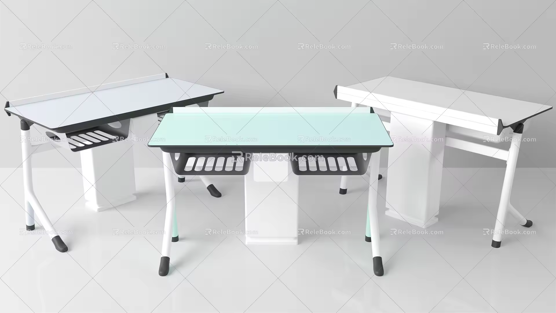 Modern Experiment Table Student Experiment Table 3d model