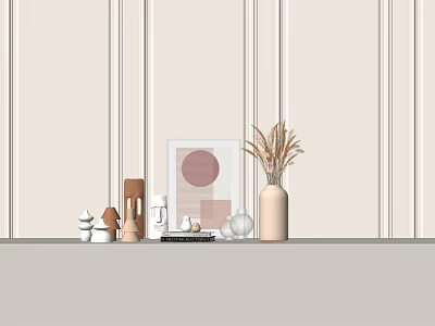Modern Ornaments Combination Decorative Ornaments 3d model