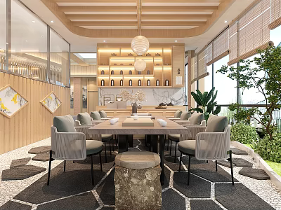 Modern Hospital Outpatient Clinic With Comfortable Waiting Area And Medical Services 3d model