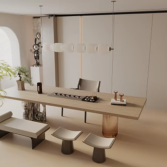 Modern Tea Room 3d model