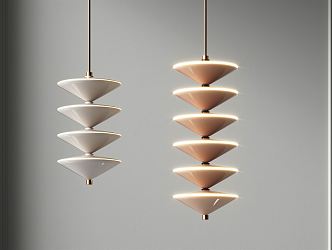 Modern chandelier 3d model