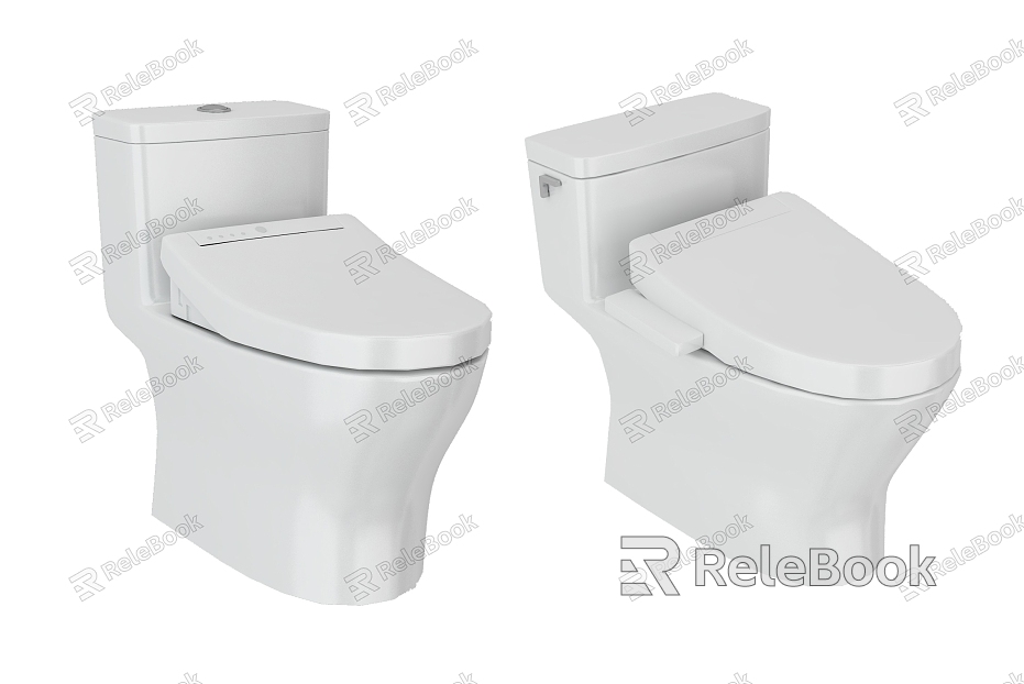 Toilet Toilet Smart Toilet with Water Tank model