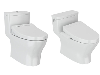 Toilet Smart Toilet with Water Tank 3d model