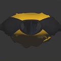 Trendy Yellow Black Short Sleeve T Shirt With Dark Gray Cargo Pants Outfit