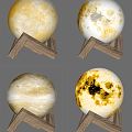 Modern Table Lamp Lunar Table Lamp 3d model