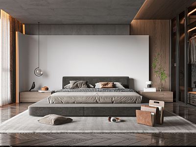 Modern Bedroom 3d model