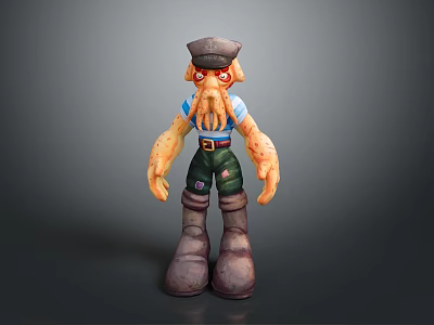 Monster Monster Monster Monster Monster Warrior Alien Monster Alien Monster 3d model