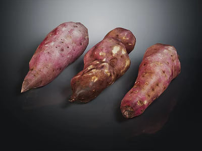 Modern sweet potato sweet potato sweet potato 3d model
