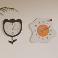 Cream wind clock wall clock wall clock 3d model