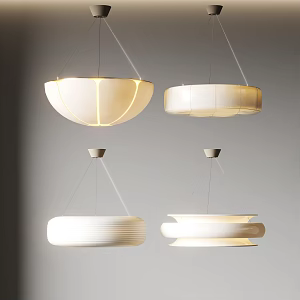 Modern chandelier 3d model