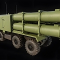 Modern Missile Transporter Modern Car Truck Military Vehicle Transporter Missile Vehicle Truck Motor Vehicle 3d model