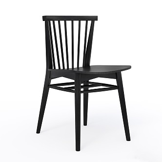 Vintage Dining Chair Single Chair 3d model