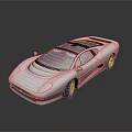 Modern White Sports Car With Streamlined Design Reflective Surface Wheels And Body Lines