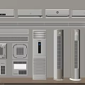 Wall Mounted Floor Standing and Window Type Air Conditioner Fans with Modern Designs
