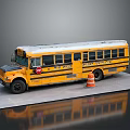 Hyundai Bus Large Bus CMB Medium Van 3d model