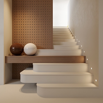 STAIRS LANDSCAPE STEPS 3d model