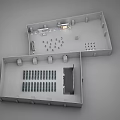 Birds Eye View Of Indoor Layout With Seating Arrangement Tables And Equipment