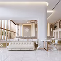 Modern Luxury Jewelry Store Interior With Bright Space And Displays