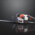 Professional Hedge Trimmer With Long Blade Orange Black Design For Garden Care