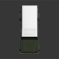 Vintage Green Off Road Vehicle With White Roof Boxy Design And Black Tires